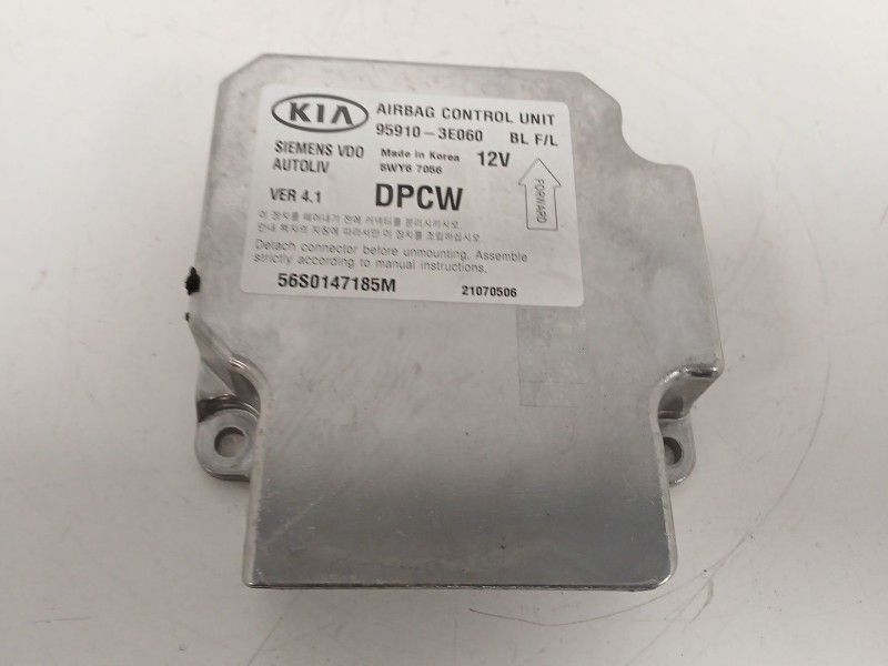 Recambio de centralita airbag para kia sorento i (jc) 2.5 crdi referencia OEM IAM 959103E060  