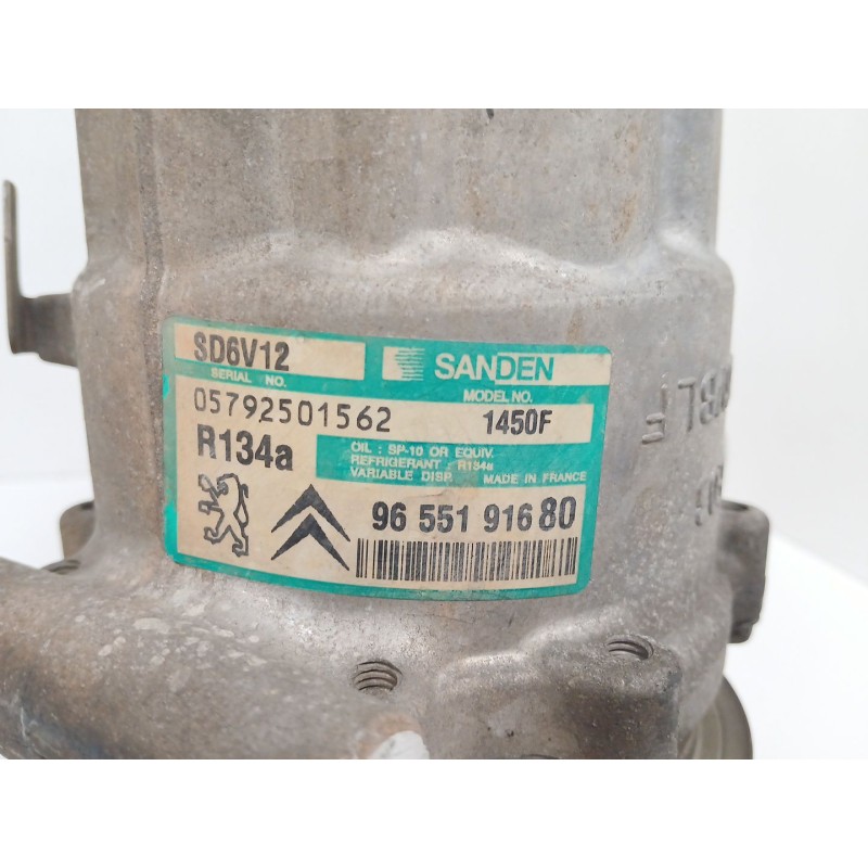 Recambio de compresor aire acondicionado para citroën c3 i (fc_, fn_) 1.1 i referencia OEM IAM 9655191680 1450F 