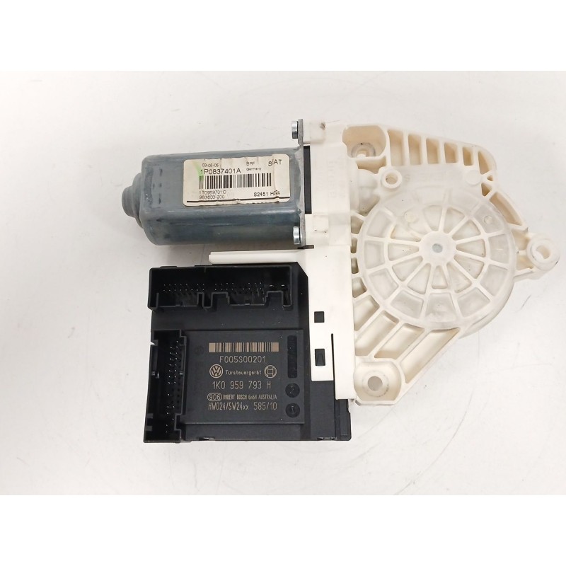 Recambio de motor elevalunas delantero izquierdo para seat leon (1p1) 2.0 tdi referencia OEM IAM 1P0837401A 1K0959793H 