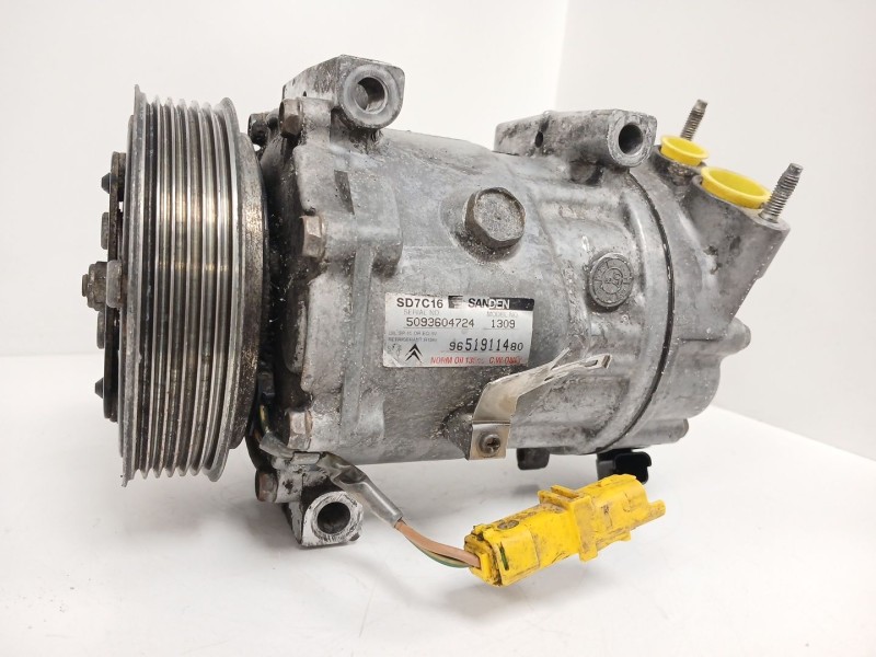 Recambio de compresor aire acondicionado para peugeot 307 break (3e) 1.6 hdi 110 referencia OEM IAM 9651911480 5093604724 SD7C16
