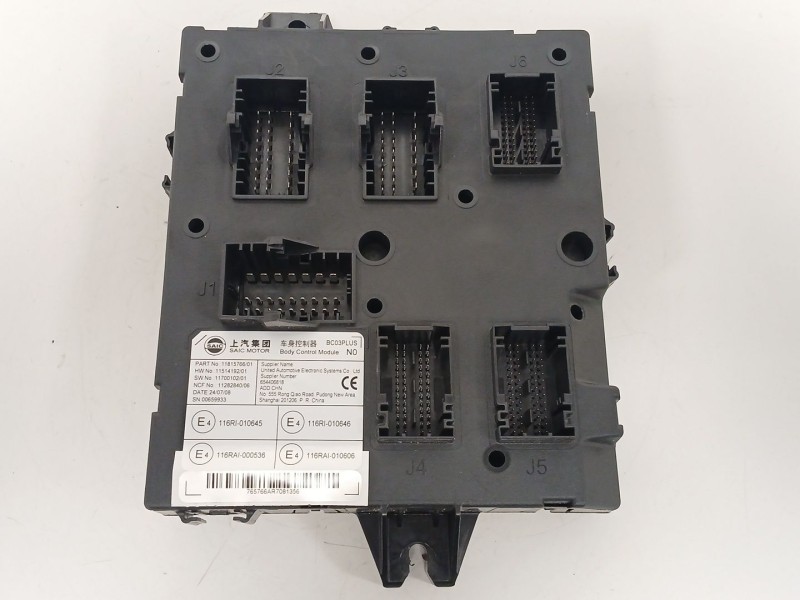 Recambio de modulo electronico para mg mg3 hybrid+ 1.5 referencia OEM IAM 11815766 11514192 11700102