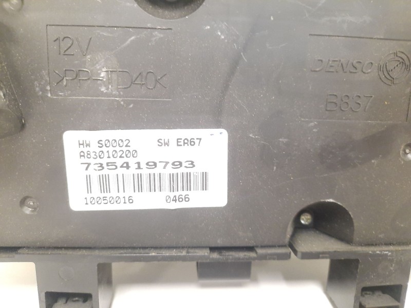 Recambio de mando climatizador para fiat punto (199) easy referencia OEM IAM 735419793 A83010200 