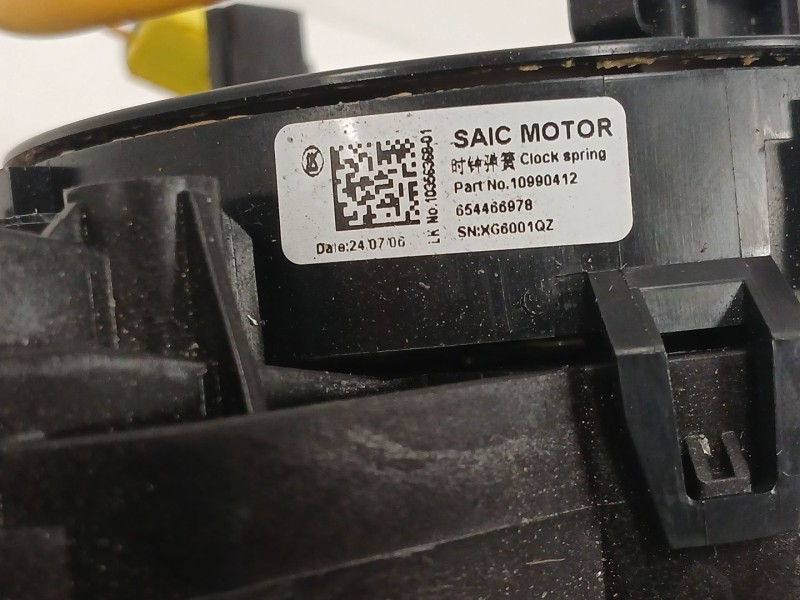 Recambio de anillo airbag para mg mg3 hybrid+ 1.5 referencia OEM IAM 10990412  