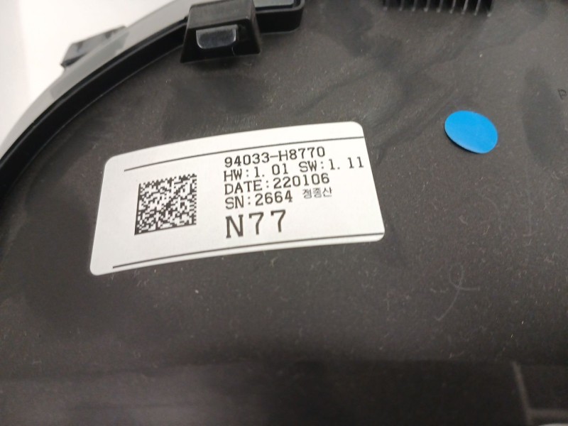 Recambio de cuadro instrumentos para kia stonic (yb) 1.2 cvvt referencia OEM IAM 94033H8770  