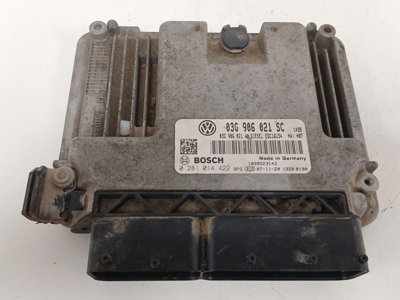 Recambio de centralita motor uce para seat leon (1p1) 1.9 tdi referencia OEM IAM 03G906021SC 0281014422 