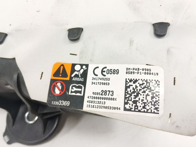 Recambio de airbag delantero derecho para opel corsa e (x15) 1.3 cdti (08, 68) referencia OEM IAM 34174925D  