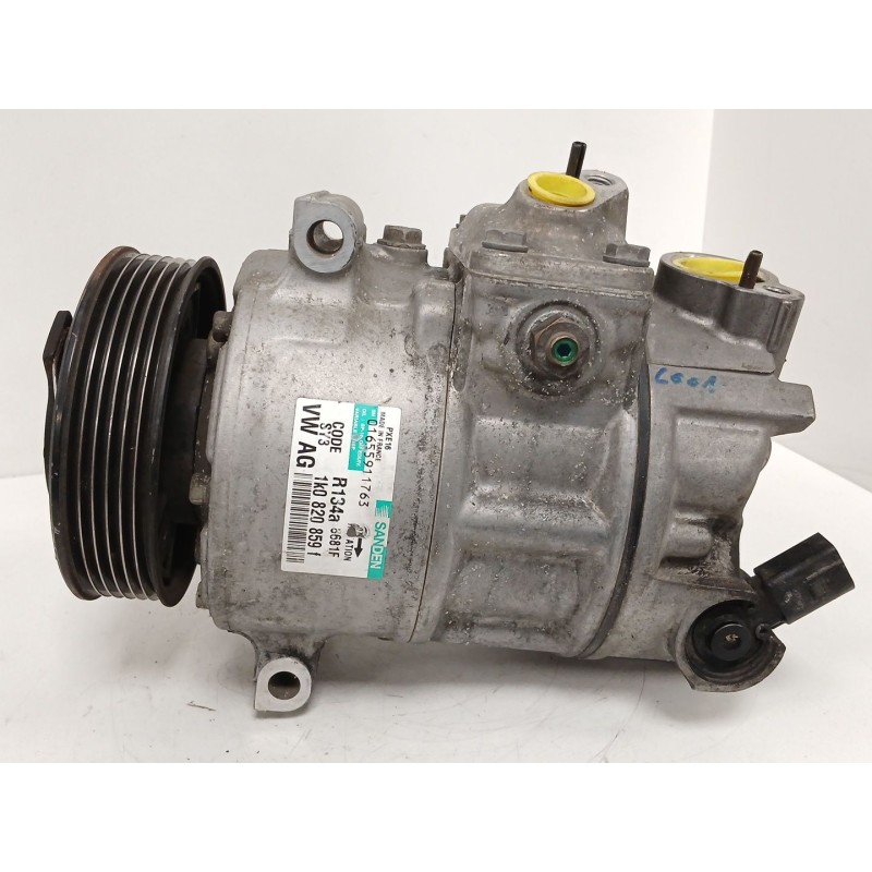 Recambio de compresor aire acondicionado para seat leon (1p1) 1.9 tdi referencia OEM IAM 1K0820859F 8681F 