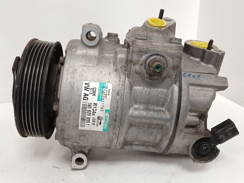 Recambio de compresor aire acondicionado para seat leon (1p1) 1.9 tdi referencia OEM IAM 1K0820859F 8681F 