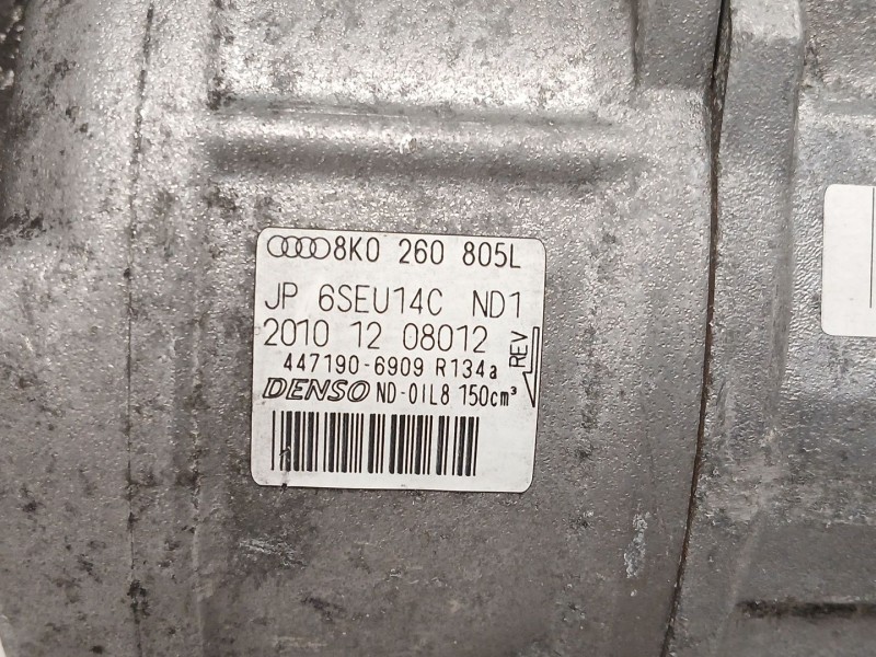Recambio de compresor aire acondicionado para audi a5 sportback (8ta) 2.0 tdi quattro referencia OEM IAM 8K0260805L  