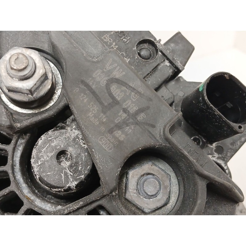 Recambio de alternador para audi a5 sportback (8ta) 2.0 tdi quattro referencia OEM IAM 03G903016F 0124525114 
