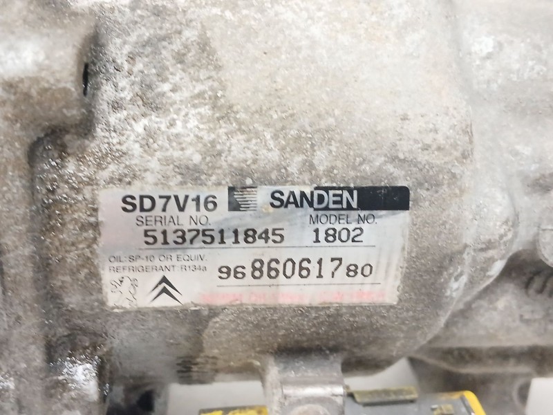 Recambio de compresor aire acondicionado para citroën xsara picasso (n68) 1.6 hdi referencia OEM IAM 9686061780 5137511845 SD7V1