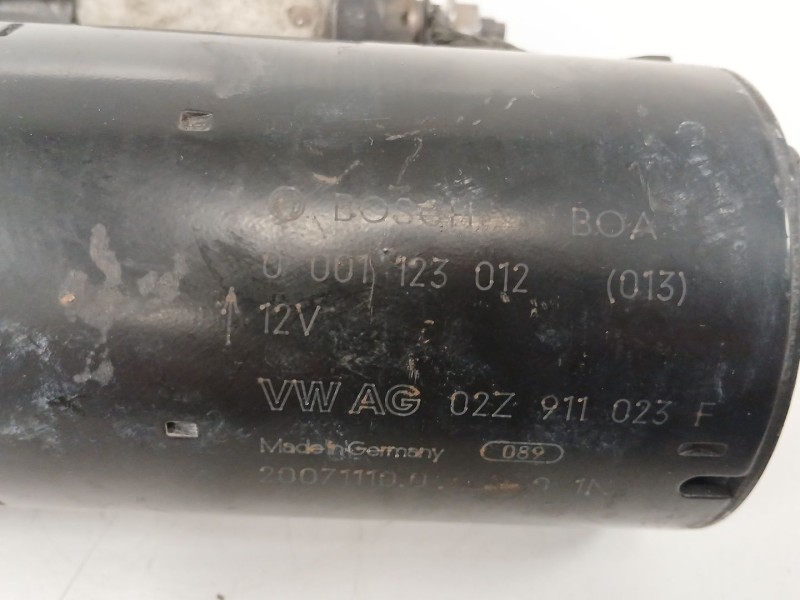 Recambio de motor arranque para seat leon (1p1) 1.9 tdi referencia OEM IAM 001123012  