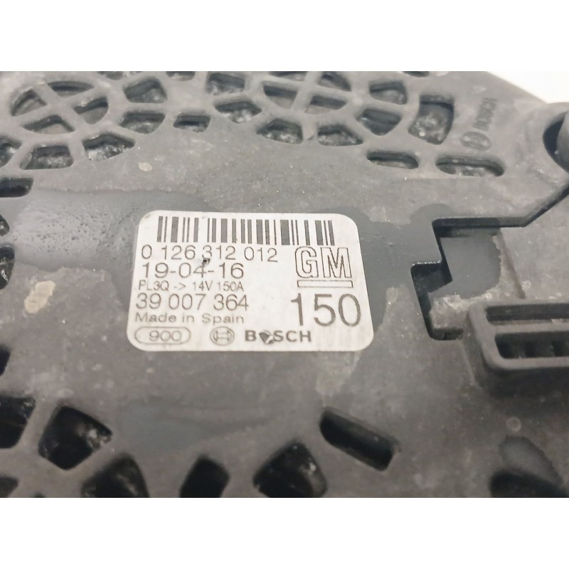 Recambio de alternador para opel corsa e (x15) 1.3 cdti (08, 68) referencia OEM IAM 0126312012 39007364 