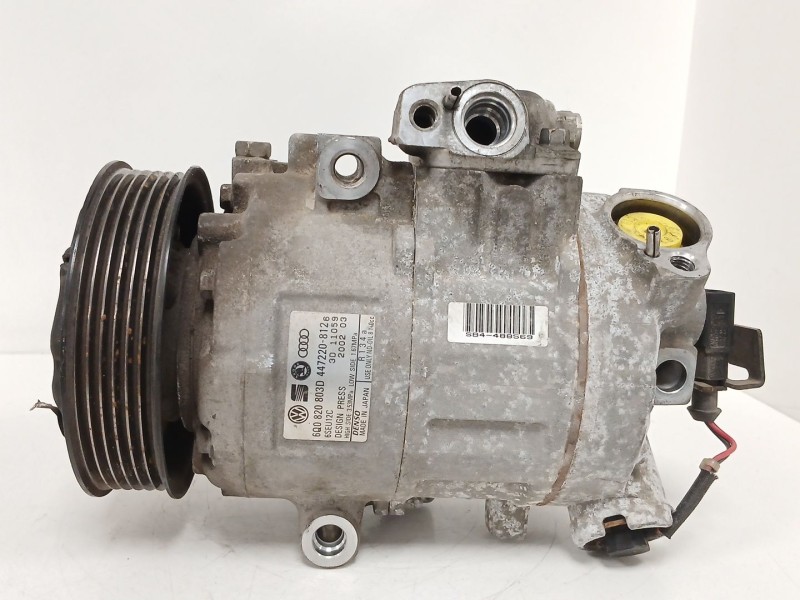 Recambio de compresor aire acondicionado para seat ibiza iii (6l1) 1.9 sdi referencia OEM IAM 6Q0820803D  