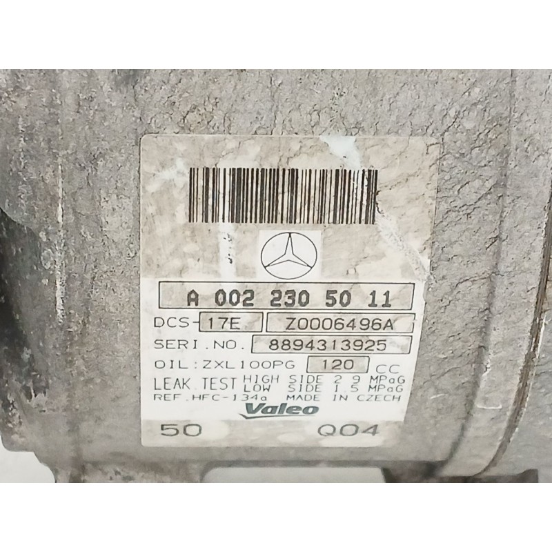 Recambio de compresor aire acondicionado para mercedes-benz clase c t-model (s204) c 220 cdi (204.208) referencia OEM IAM   