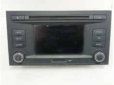 Recambio de sistema audio / radio cd para seat leon (5f1) 1.6 tdi referencia OEM IAM 5F0035869 A2C37975107 