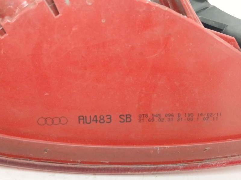 Recambio de piloto trasero derecho para audi a5 sportback (8ta) 2.0 tdi quattro referencia OEM IAM 8T8945096D AU483SB 