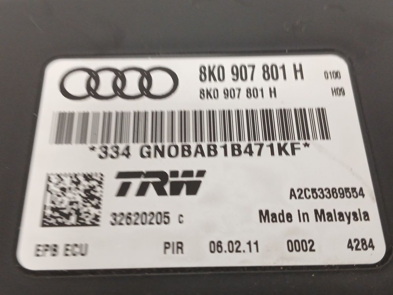 Recambio de modulo electronico para audi a5 sportback (8ta) 2.0 tdi quattro referencia OEM IAM 8K0907801H 32620205C A2C53369554
