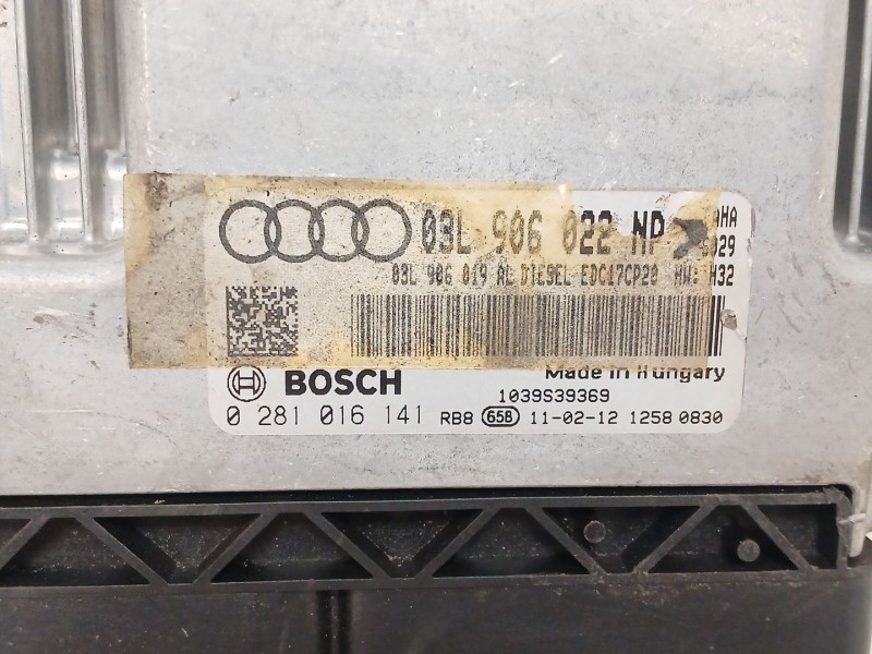 Recambio de centralita motor uce para audi a5 sportback (8ta) 2.0 tdi quattro referencia OEM IAM   