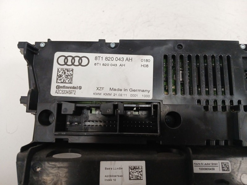 Recambio de mando climatizador para audi a5 sportback (8ta) 2.0 tdi quattro referencia OEM IAM 8T1820043AH  