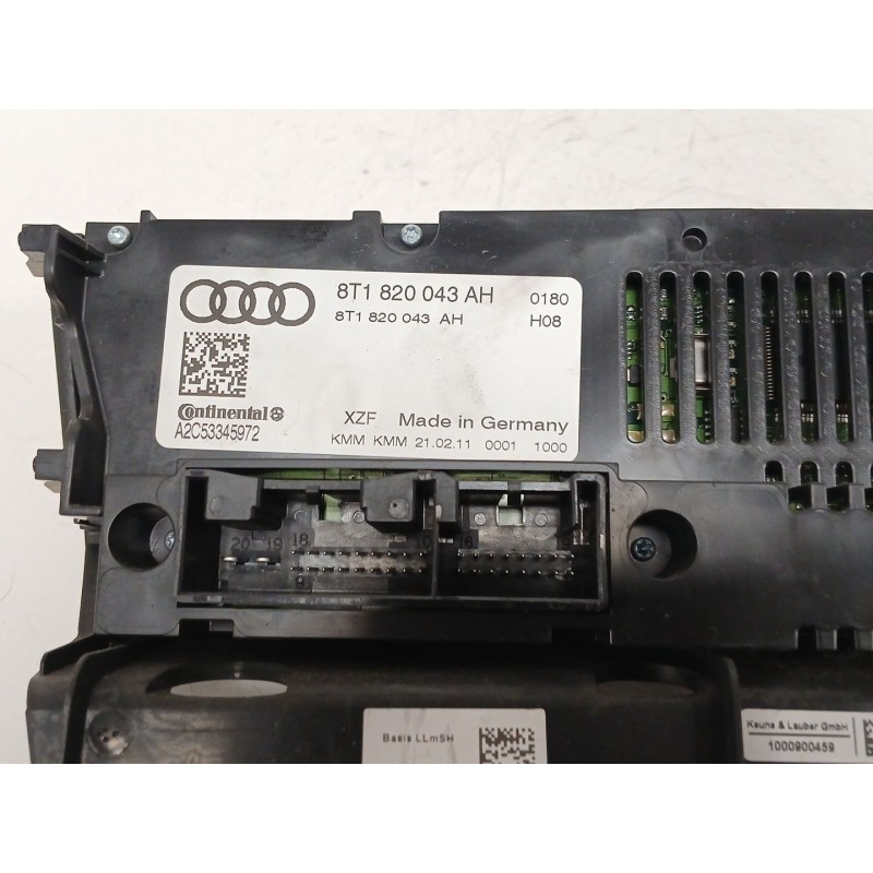 Recambio de mando climatizador para audi a5 sportback (8ta) 2.0 tdi quattro referencia OEM IAM 8T1820043AH  
