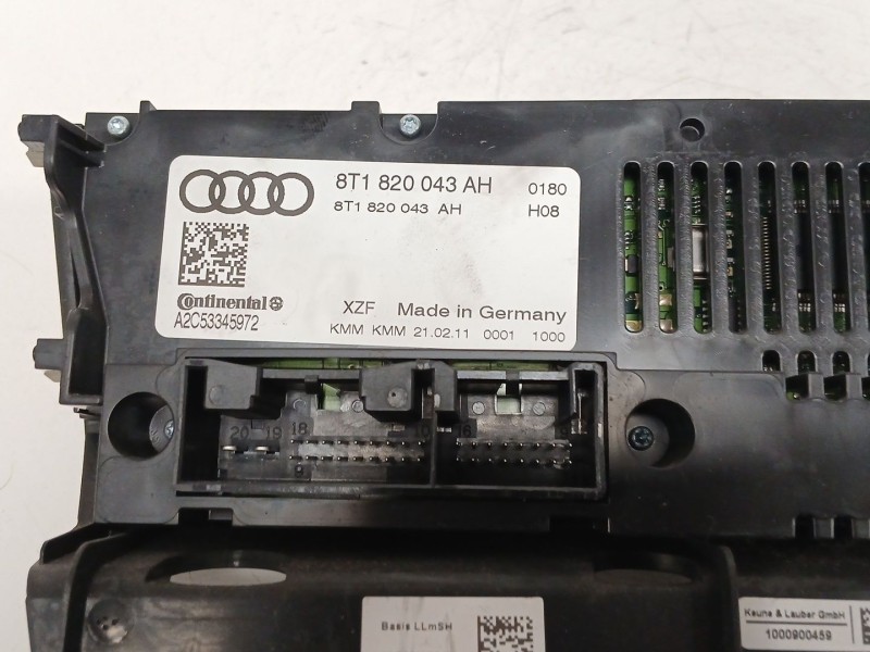 Recambio de mando climatizador para audi a5 sportback (8ta) 2.0 tdi quattro referencia OEM IAM 8T1820043AH  