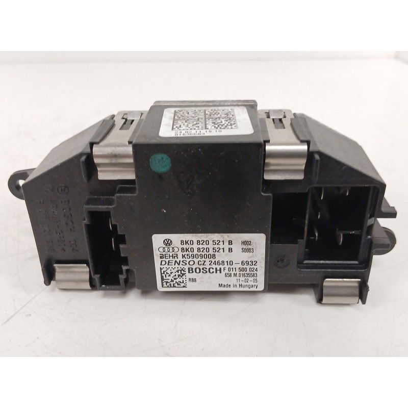 Recambio de resistencia calefaccion para audi a5 sportback (8ta) 2.0 tdi quattro referencia OEM IAM   