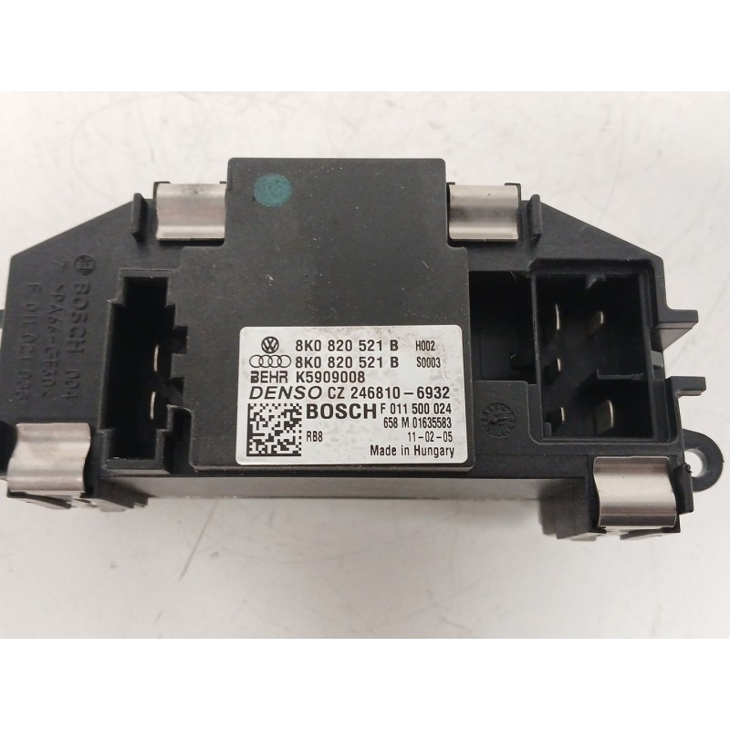 Recambio de resistencia calefaccion para audi a5 sportback (8ta) 2.0 tdi quattro referencia OEM IAM   