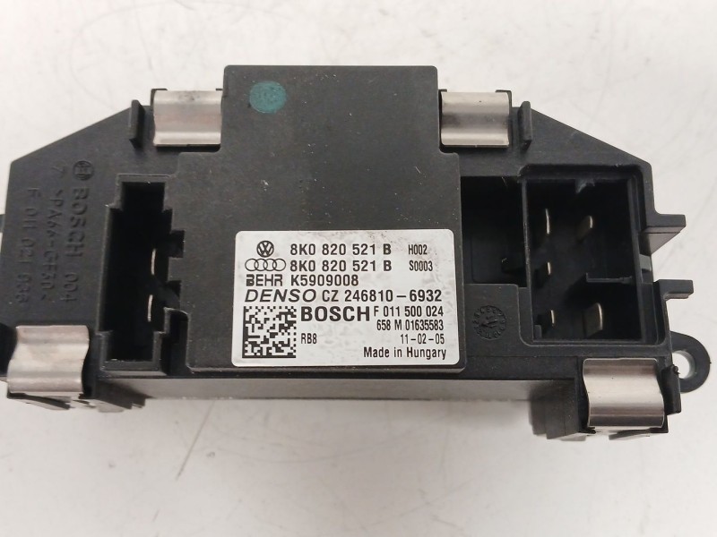 Recambio de resistencia calefaccion para audi a5 sportback (8ta) 2.0 tdi quattro referencia OEM IAM   