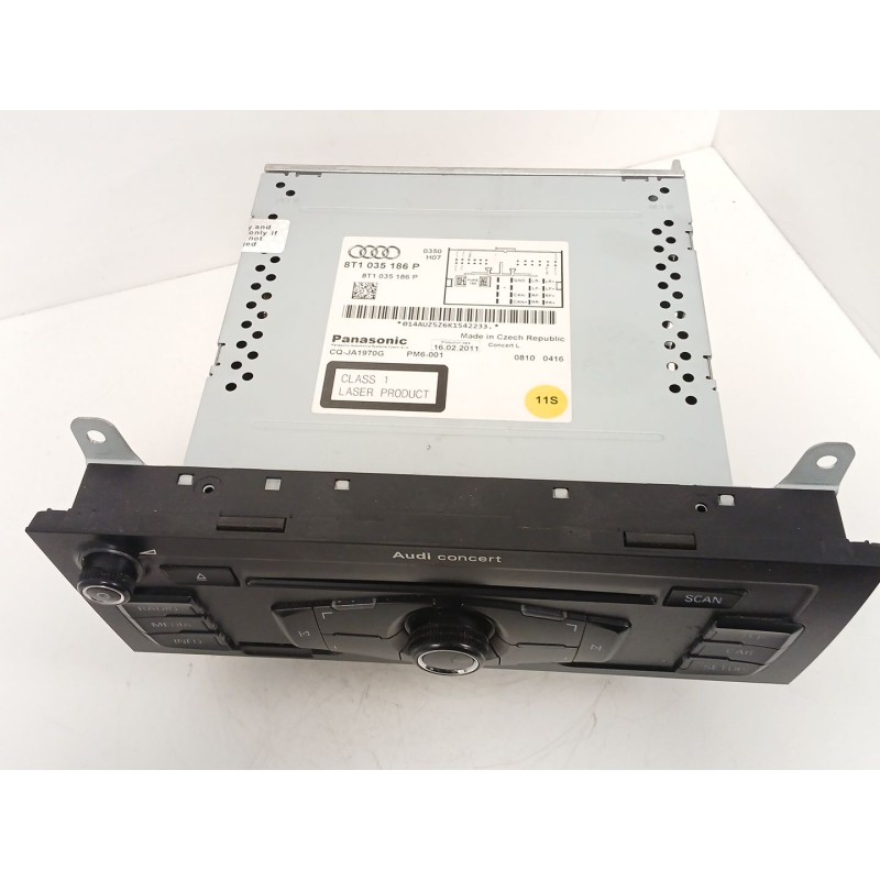 Recambio de sistema audio / radio cd para audi a5 sportback (8ta) 2.0 tdi quattro referencia OEM IAM 8T1035186P  
