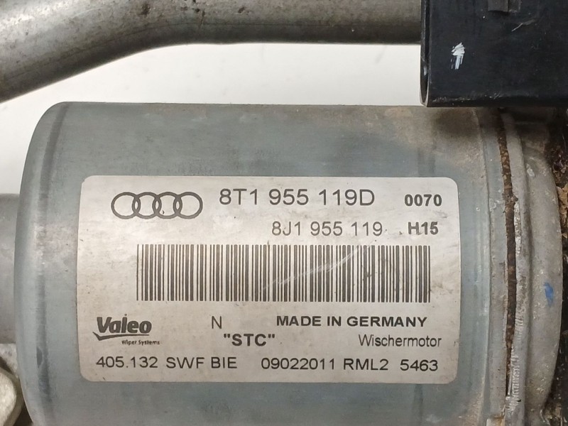 Recambio de motor limpia delantero para audi a5 sportback (8ta) 2.0 tdi quattro referencia OEM IAM 8T1955119D  