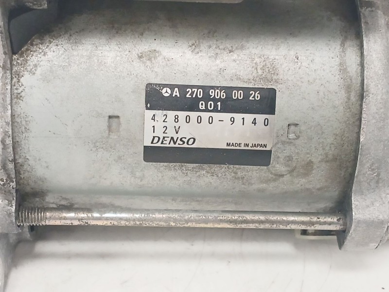 Recambio de motor arranque para mercedes-benz clase a (w176) a 180 cdi (176.000) referencia OEM IAM A2709060026  