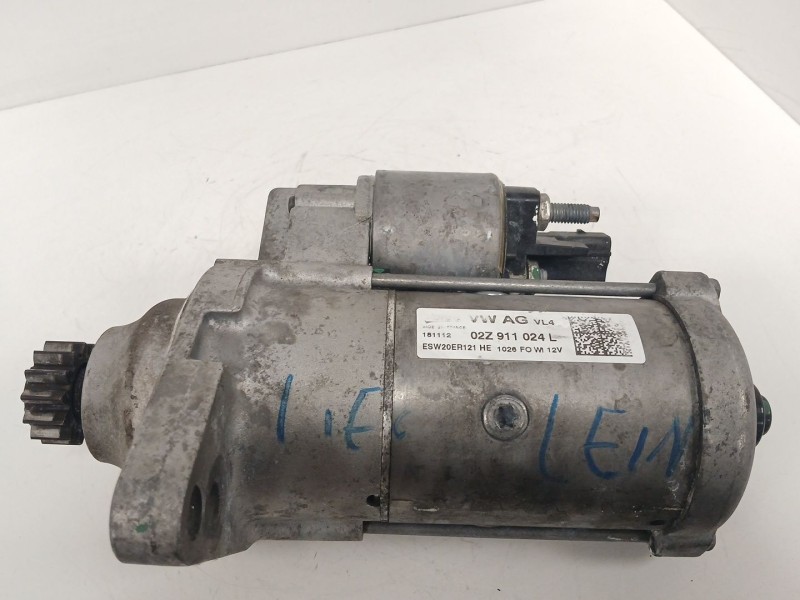 Recambio de motor arranque para seat leon (5f1) 1.6 tdi referencia OEM IAM 02Z911024L  