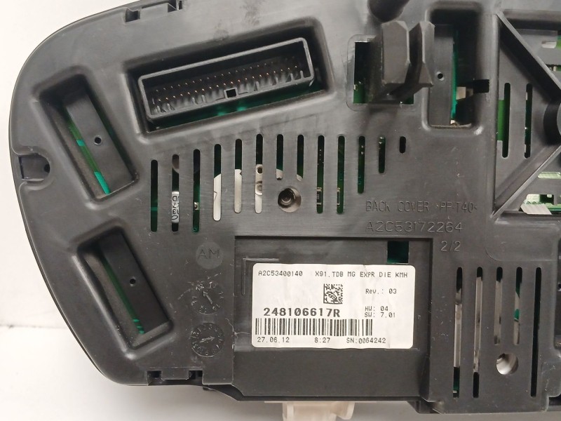 Recambio de cuadro instrumentos para renault laguna iii (bt0/1) 2.0 dci (bt07, bt0j, bt14, bt1a, bt1s) referencia OEM IAM A2C534