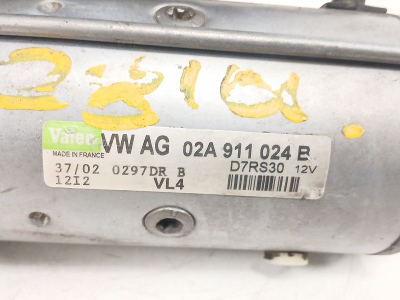 Recambio de motor arranque para volkswagen polo iv (9n_, 9a_) 1.4 tdi referencia OEM IAM 02A91024B D7RS30 