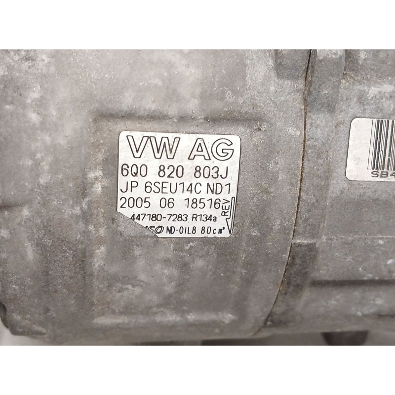 Recambio de compresor aire acondicionado para volkswagen polo iv (9n_, 9a_) 1.4 tdi referencia OEM IAM   