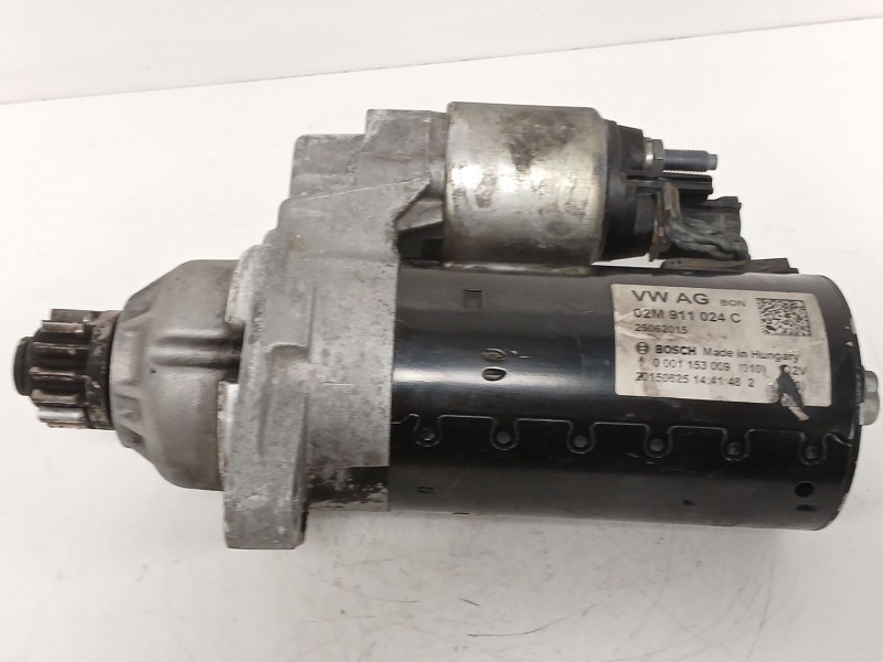 Recambio de motor arranque para volkswagen cc b7 (358) 2.0 tdi referencia OEM IAM 02M911024C  