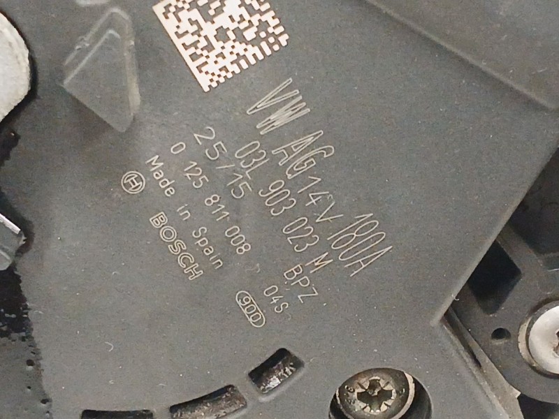 Recambio de alternador para volkswagen cc b7 (358) 2.0 tdi referencia OEM IAM 03L903023M  