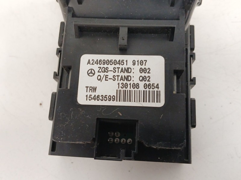 Recambio de freno de mano electrico para mercedes-benz clase a (w176) a 180 cdi (176.000) referencia OEM IAM A2469050451  