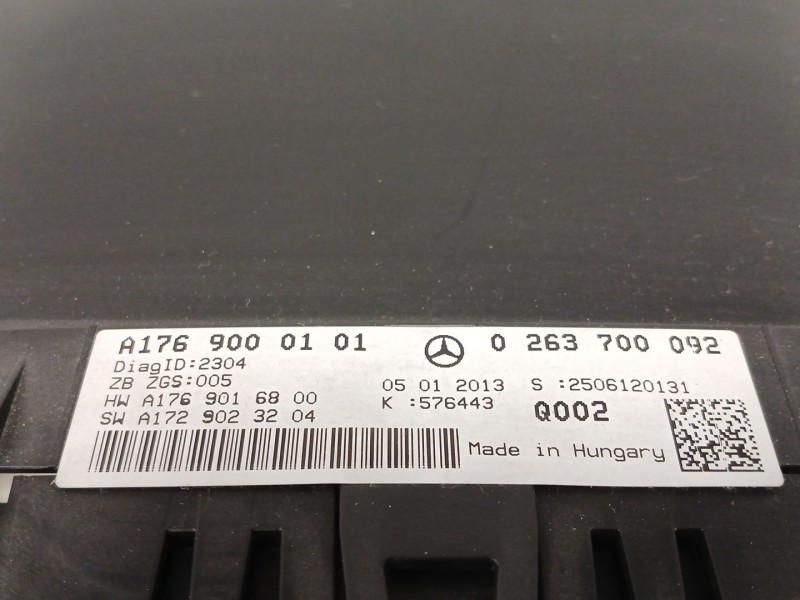 Recambio de cuadro instrumentos para mercedes-benz clase a (w176) a 180 cdi (176.000) referencia OEM IAM   