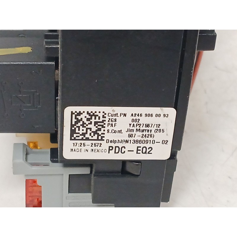 Recambio de caja reles / fusibles para mercedes-benz clase a (w176) a 180 cdi (176.000) referencia OEM IAM A2469060093 138609100