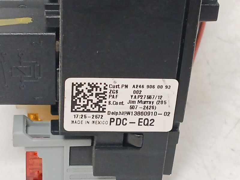 Recambio de caja reles / fusibles para mercedes-benz clase a (w176) a 180 cdi (176.000) referencia OEM IAM A2469060093 138609100