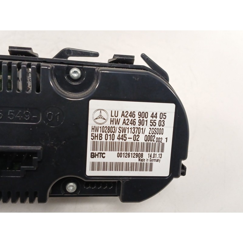 Recambio de mando climatizador para mercedes-benz clase a (w176) a 180 cdi (176.000) referencia OEM IAM   