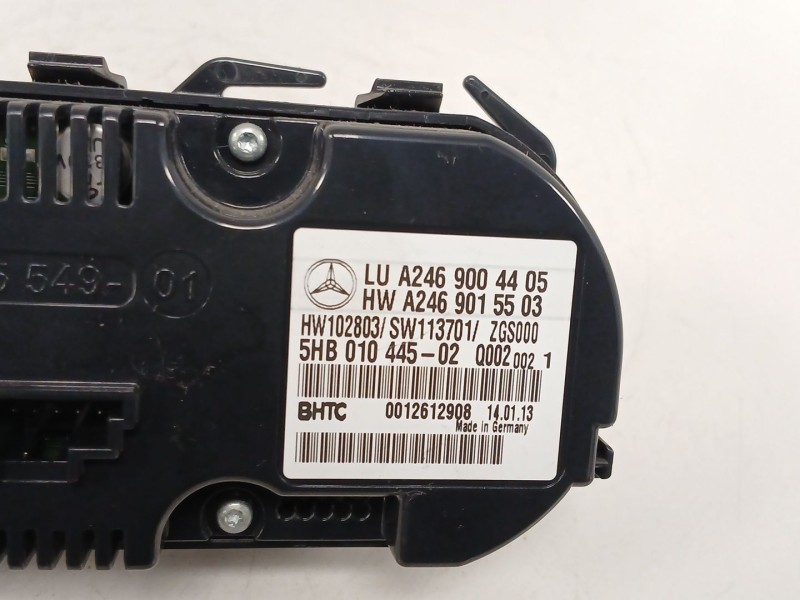 Recambio de mando climatizador para mercedes-benz clase a (w176) a 180 cdi (176.000) referencia OEM IAM   
