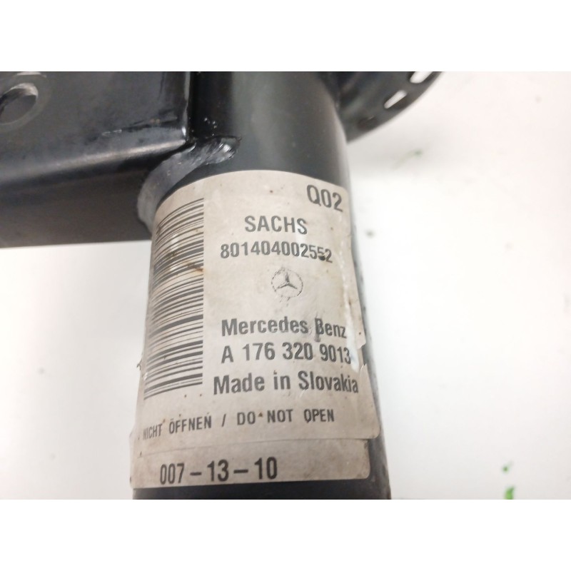 Recambio de amortiguador delantero derecho para mercedes-benz clase a (w176) a 180 cdi (176.000) referencia OEM IAM A1763209013 