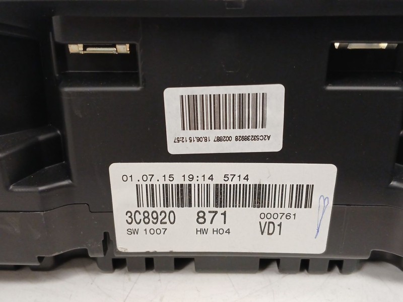 Recambio de cuadro instrumentos para volkswagen cc b7 (358) 2.0 tdi referencia OEM IAM   