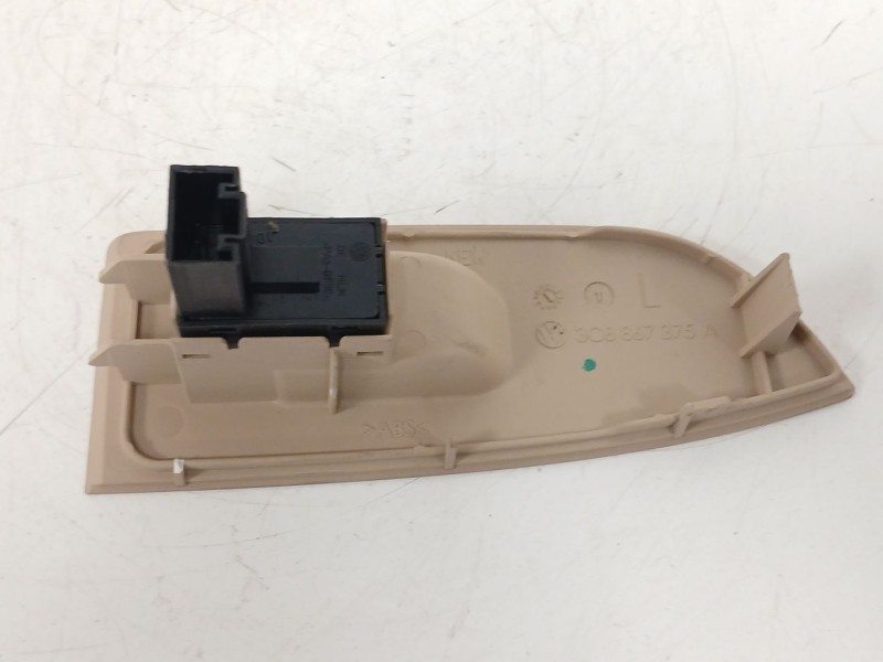 Recambio de mando elevalunas trasero izquierdo para volkswagen cc b7 (358) 2.0 tdi referencia OEM IAM 3C8867375A  