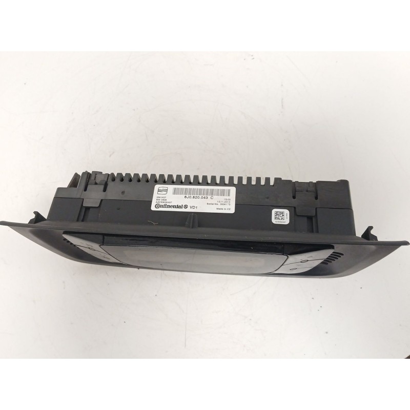 Recambio de mando climatizador para seat ibiza iv (6j5, 6p1) 1.6 tdi referencia OEM IAM 6J0820043C A2C53424497 