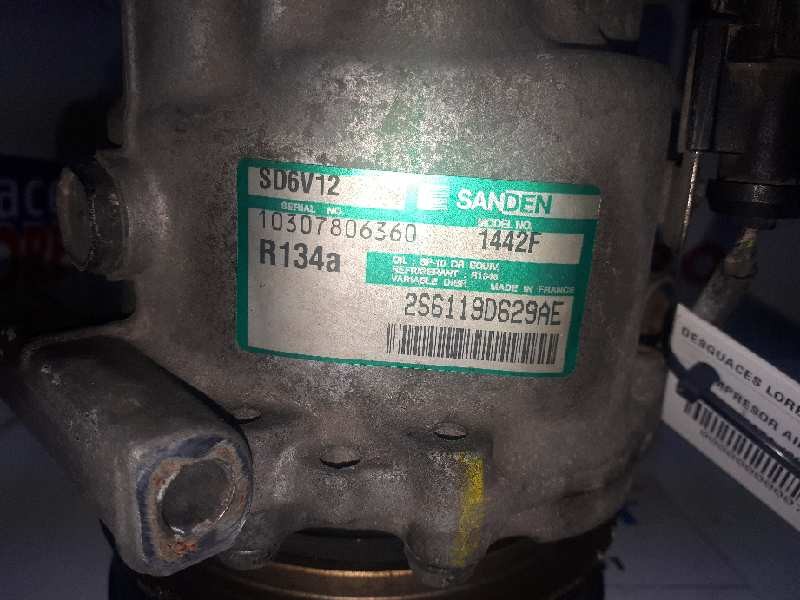 Recambio de compresor aire acondicionado para ford fiesta (cbk) ambiente referencia OEM IAM 2S6119D629AE 1442FP 