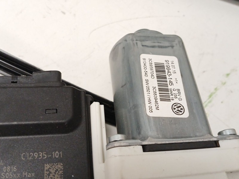Recambio de elevalunas trasero derecho para volkswagen cc b7 (358) 2.0 tdi referencia OEM IAM 3C8959794 3C8959704D 
